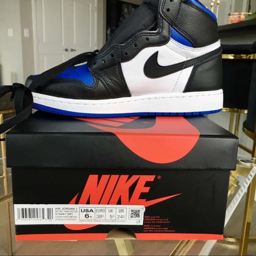 NWT Nike Air Jordan 1 Retro High OG GS 6Y - Picture 6 of 8